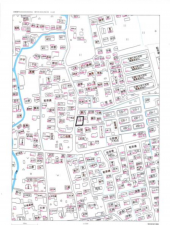 佐賀市大和町、土地の地図画像です
