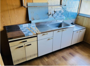 佐賀市久保泉町、中古一戸建てのキッチン画像です