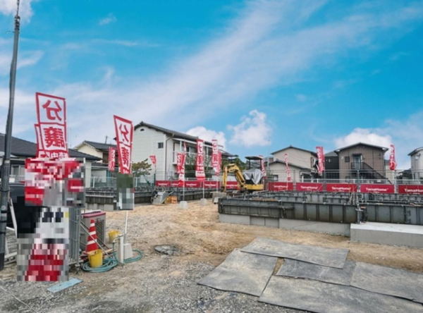 佐賀市多布施、新築一戸建ての外観画像です