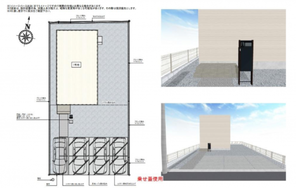 佐賀市八戸溝、新築一戸建ての玄関画像です