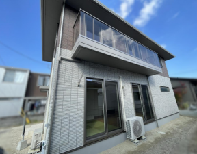 佐賀市高木瀬東、新築一戸建ての外観画像です