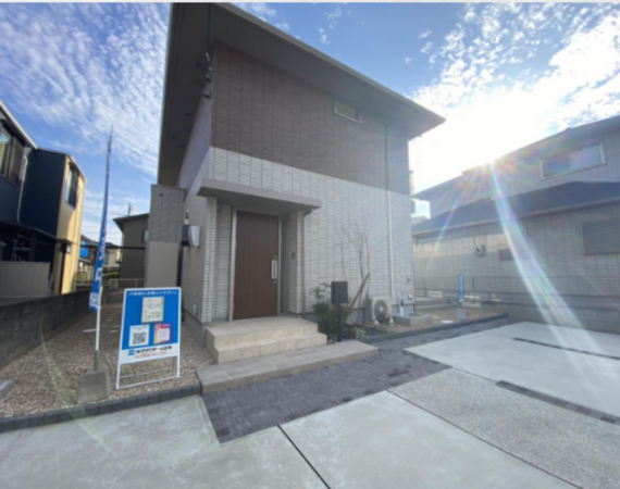 佐賀市高木瀬東、新築一戸建ての外観画像です
