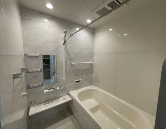 佐賀市高木瀬東、新築一戸建ての風呂画像です