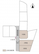 佐賀市大和町、土地の間取り画像です