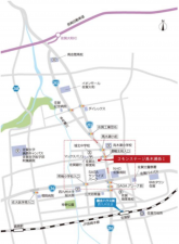 佐賀市高木瀬西、土地の地図画像です