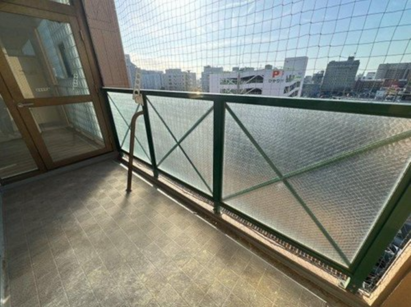 佐賀市駅前中央、中古マンションのバルコニー画像です