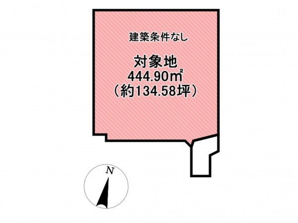 佐賀市大和町、土地の間取り画像です