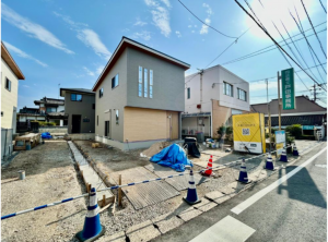 佐賀市大和町、新築一戸建ての外観画像です