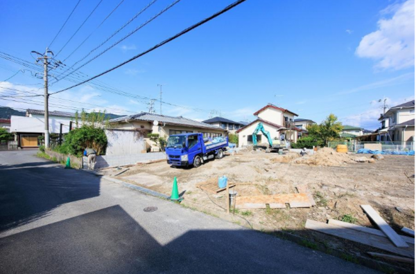 佐賀市大和町、新築一戸建ての外観画像です