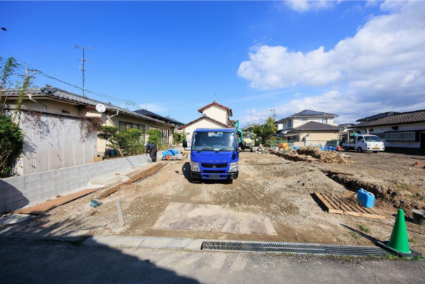 佐賀市大和町、新築一戸建ての外観画像です