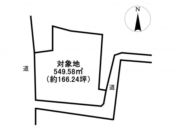 佐賀市久保泉町、土地の間取り画像です