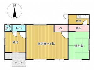 佐賀市金立町、中古一戸建ての間取り画像です