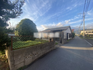 佐賀市金立町、土地の前面道路を含む現地写真画像です