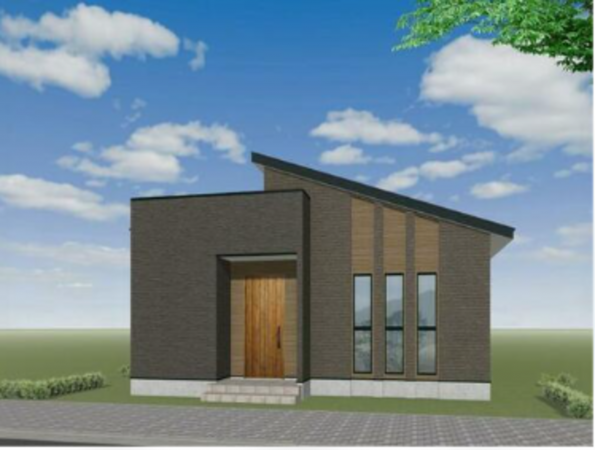 佐賀市兵庫町、新築一戸建ての完成予想図（外観）画像です