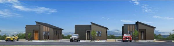 佐賀市兵庫町、新築一戸建ての完成予想図（外観）画像です