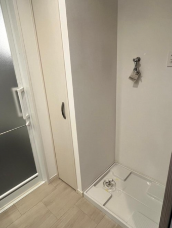 佐賀市新中町、中古マンションの洗面画像です