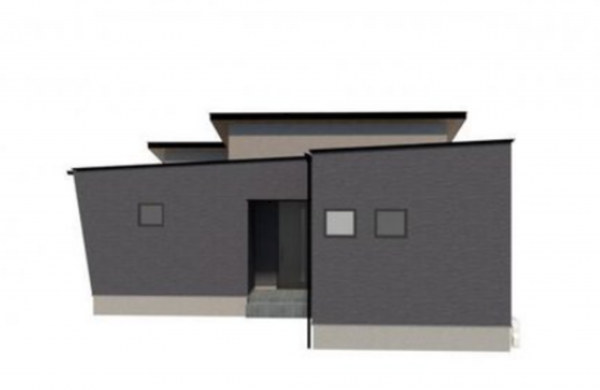 佐賀市高木瀬東、新築一戸建ての完成予想図（外観）画像です