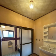 佐賀市大和町、中古一戸建ての洗面画像です