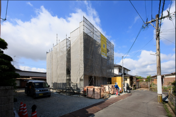 佐賀市大和町、新築一戸建ての外観画像です