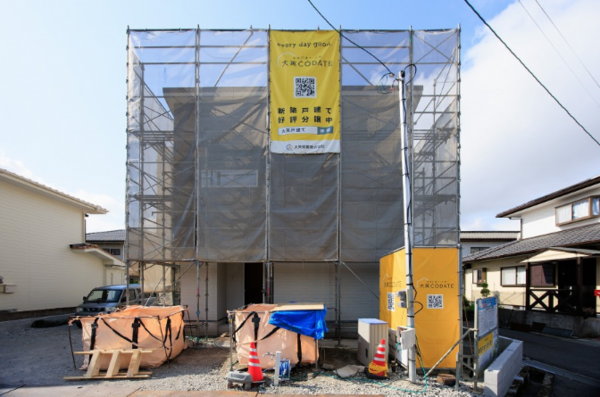 佐賀市大和町、新築一戸建ての外観画像です