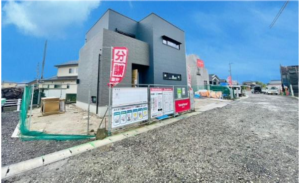 佐賀市大和町、新築一戸建ての外観画像です