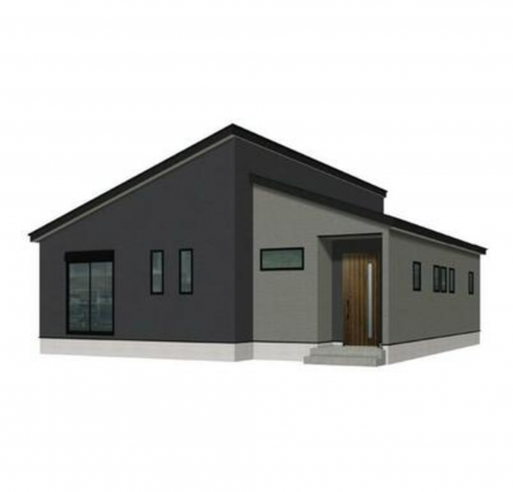 佐賀市大和町、新築一戸建ての完成予想図（外観）画像です