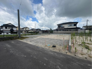 佐賀市鍋島町、新築一戸建ての外観画像です