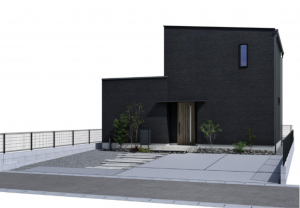 佐賀市鍋島町、新築一戸建ての完成予想図（外観）画像です