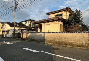 佐賀市大和町、土地の前面道路を含む現地写真画像です