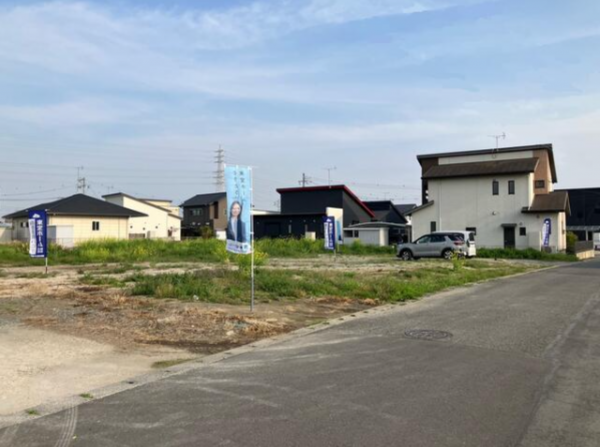 佐賀市高木瀬町、土地の外観画像です