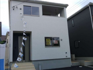 佐賀市大和町、新築一戸建ての外観画像です