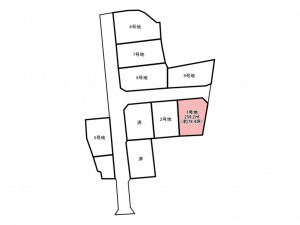 佐賀市高木瀬町、土地の間取り画像です