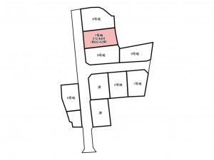 佐賀市高木瀬町、土地の間取り画像です