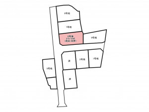 佐賀市高木瀬町、土地の間取り画像です