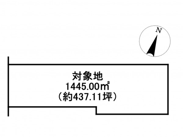 佐賀市大和町、土地の間取り画像です