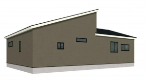 佐賀市金立町、新築一戸建ての完成予想図（外観）画像です