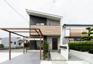 佐賀市高木瀬町、新築一戸建ての外観画像です
