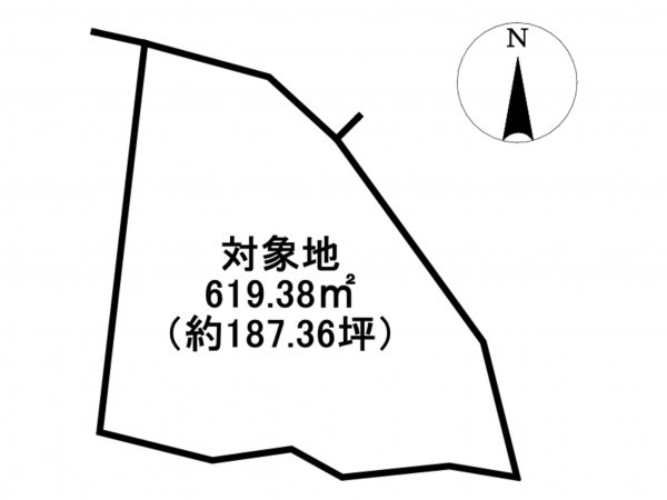 佐賀市富士町、土地の間取り画像です