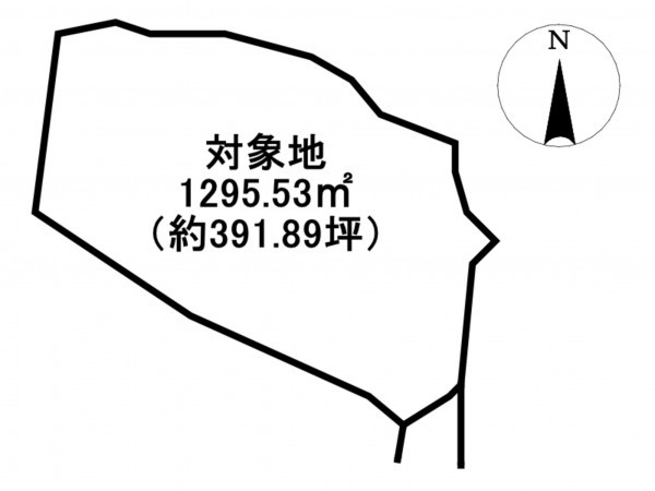 佐賀市富士町、土地の間取り画像です
