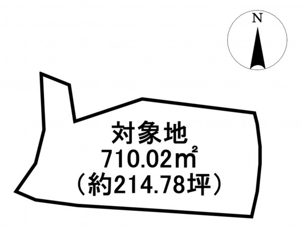 佐賀市富士町、土地の間取り画像です