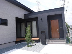 佐賀市高木瀬西、新築一戸建ての外観画像です