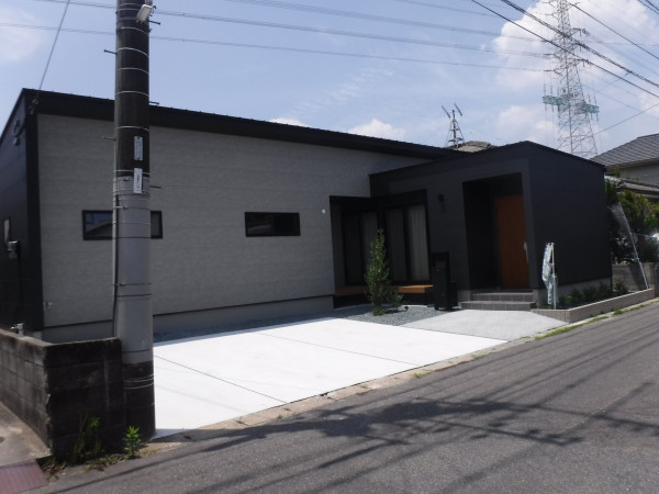 佐賀市高木瀬西、新築一戸建ての外観画像です