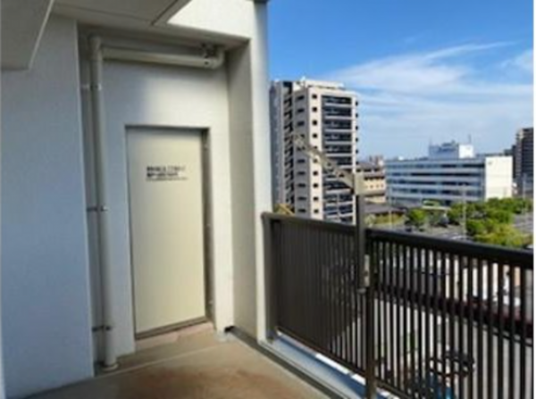 佐賀市新中町、中古マンションのバルコニー画像です