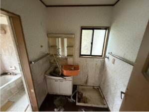 佐賀市久保泉町、収益物件/事務所の洗面画像です