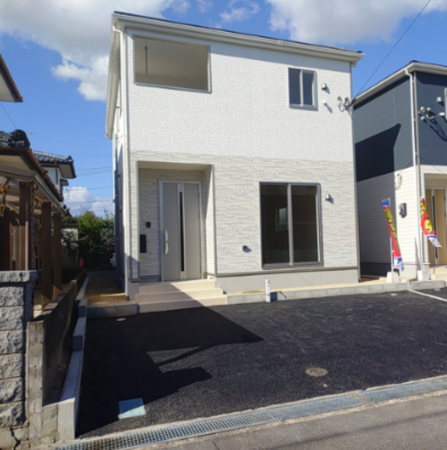 佐賀市開成、新築一戸建ての外観画像です