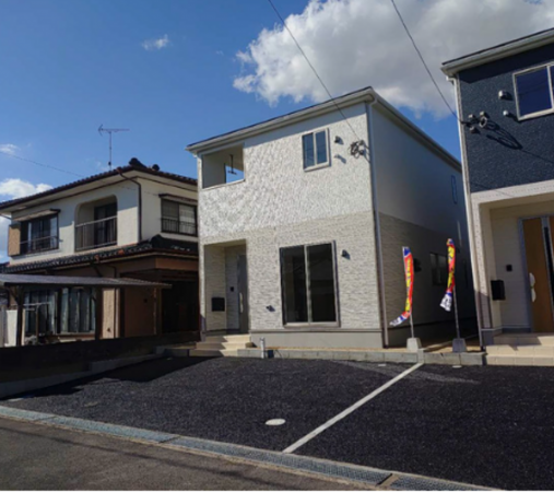 佐賀市開成、新築一戸建ての外観画像です