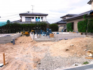 佐賀市開成、新築一戸建ての外観画像です