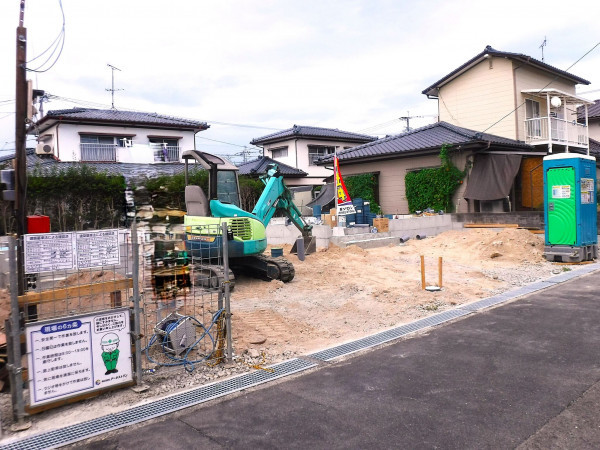 佐賀市開成、新築一戸建ての外観画像です