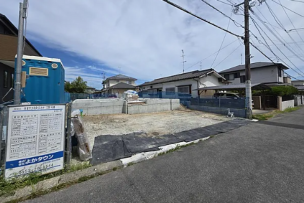 佐賀市大和町、新築一戸建ての外観画像です