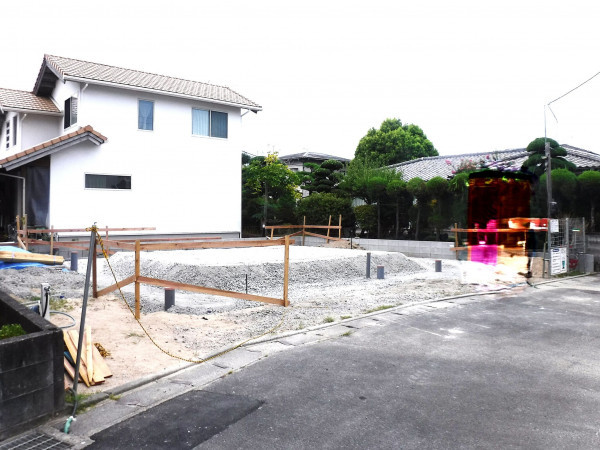 佐賀市高木瀬東、新築一戸建ての外観画像です